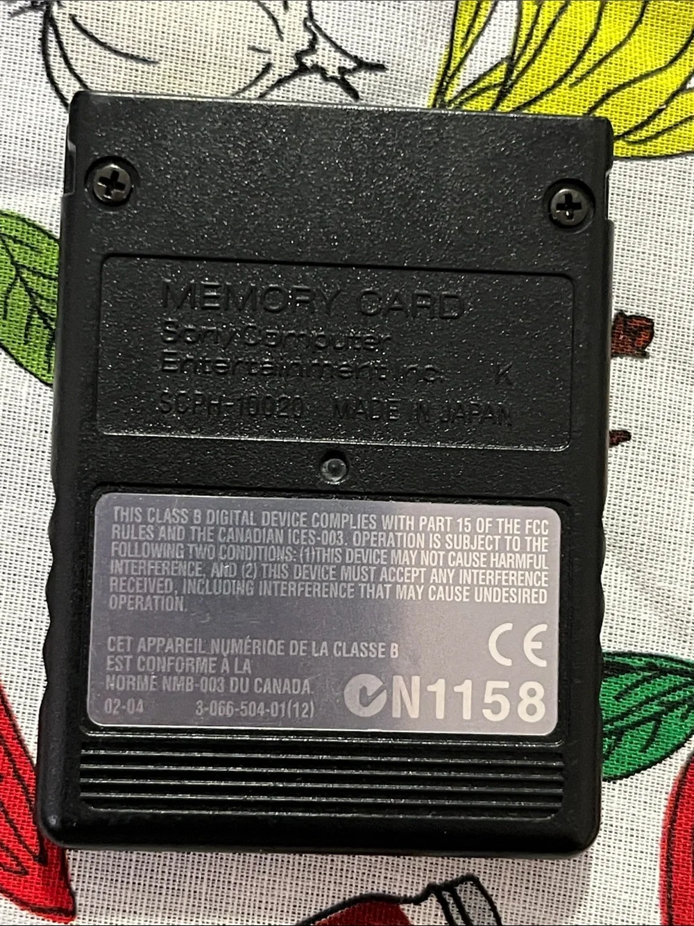 Sony PlayStation 2 Black 8MB Memory Card
